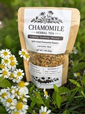 Chamomile Flower Tea | Pure Chamomile Blossoms | Naturally Caffeine-Free Herbal